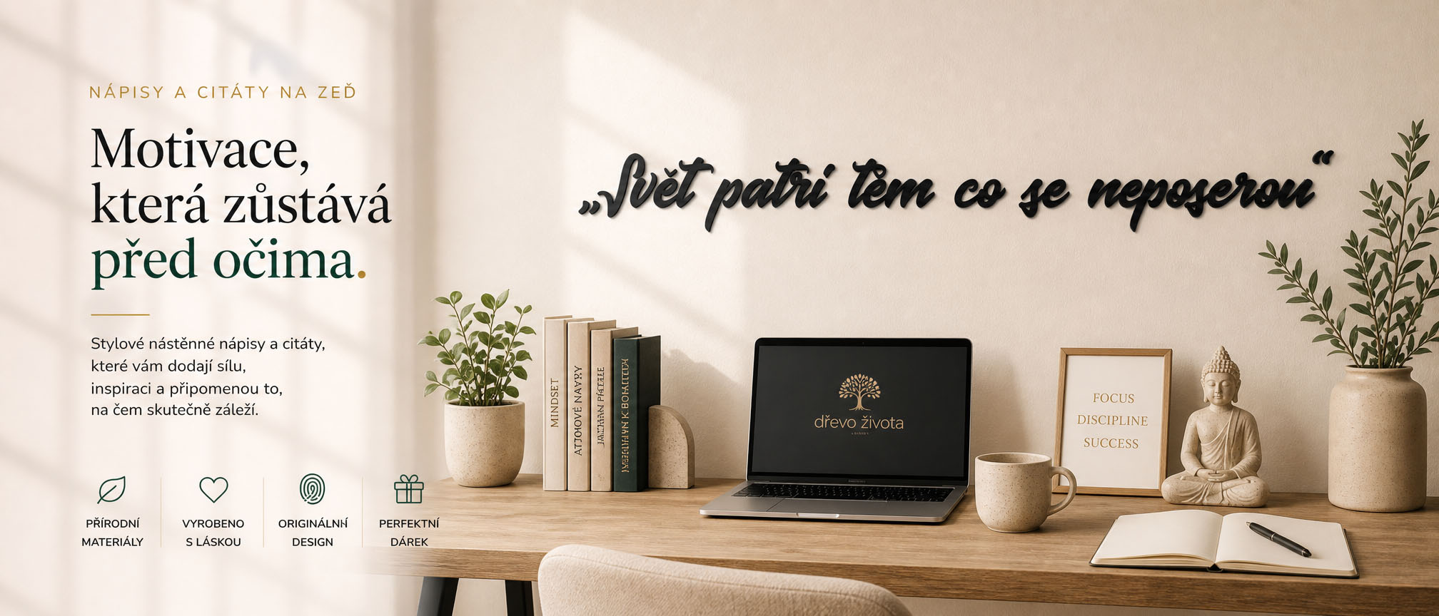 Drevene napisy a citaty